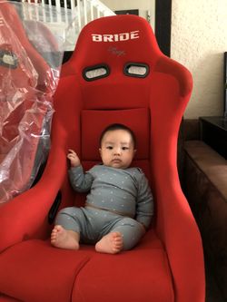 Used Real JDM Bride Bucket Seats RED