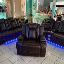 Reclining 3 Pieces New 