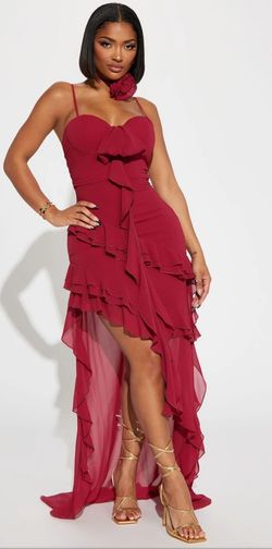 Karina Ruffle Maxi Dress Fashion Nova