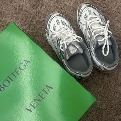 Bottega silver shoes