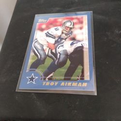 2000 Topps NFL Card Number 280 Troy Aikman