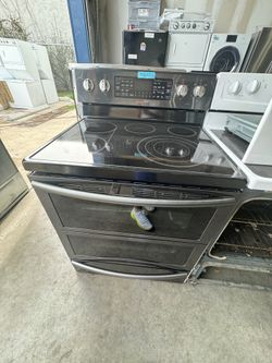 Samsung Electric Stove Black Stainless 