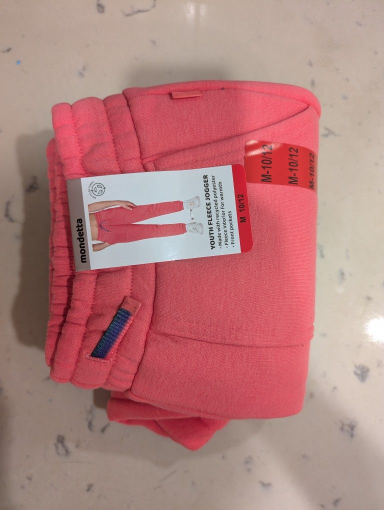 Brand new girls fleece jogger