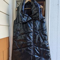 Mohito, Black Sleeveless Body Warmer Jacket Size 36