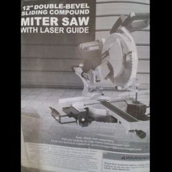 12" Dual  Miter Saw