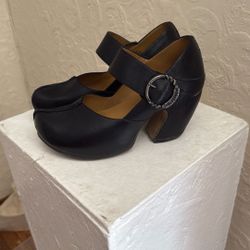John Fluevog Platform Mary Jane Heels