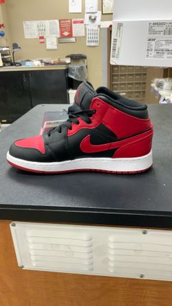 Red and black Nike
