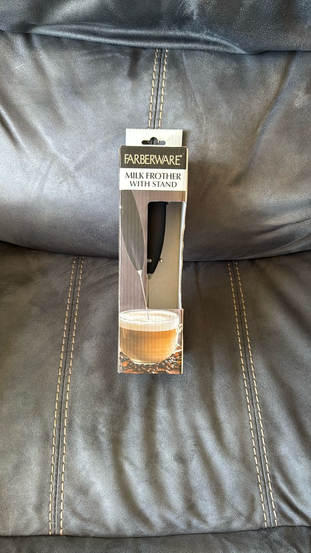 New Farberware Milk Frother With Stand Coffee Mixer