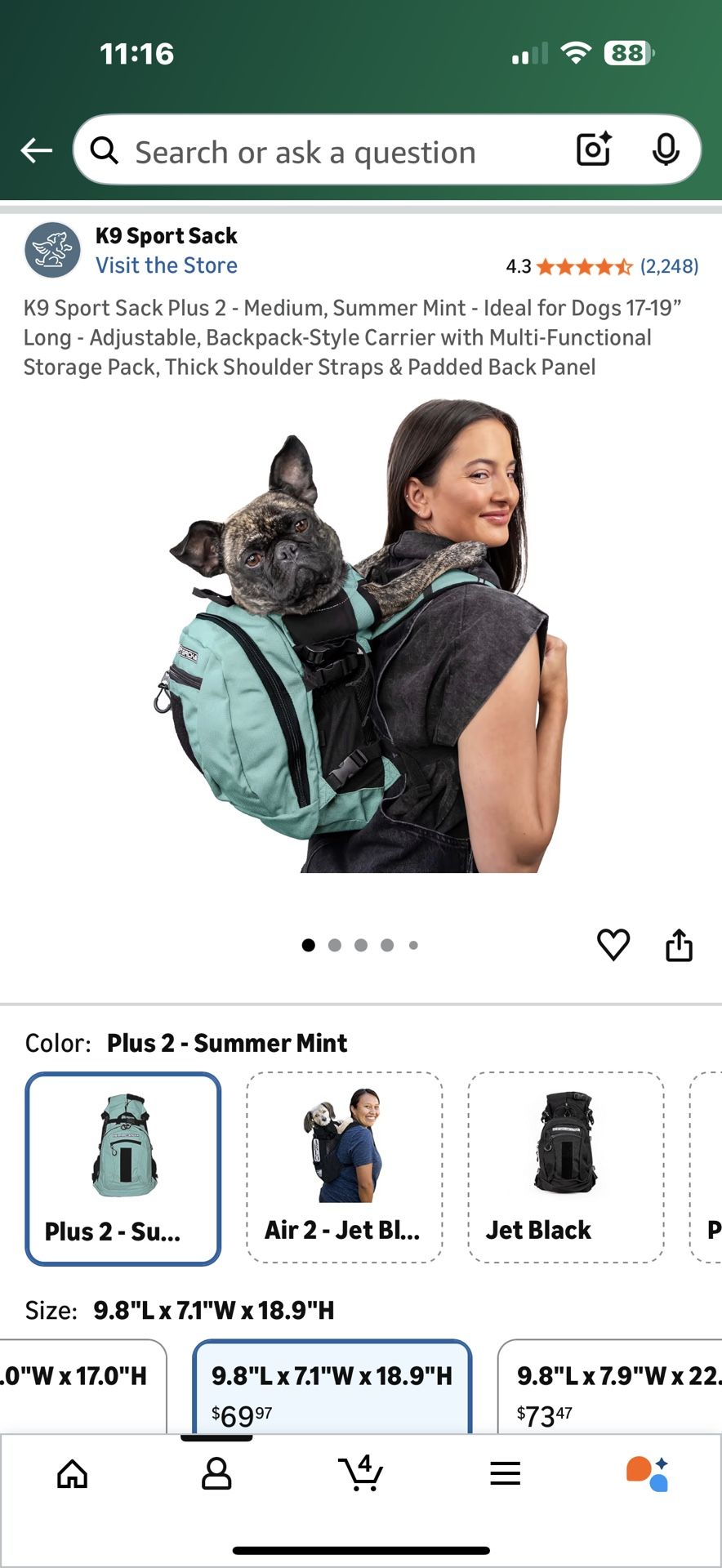 K9Sport Sack With Booster Block