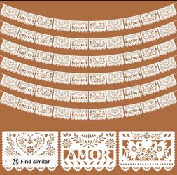 Mexican Papel Picado Banner “Cielito Lindo”