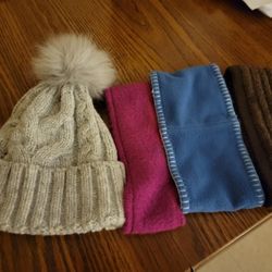 Young Girl's Hat w/3 Headwarmers