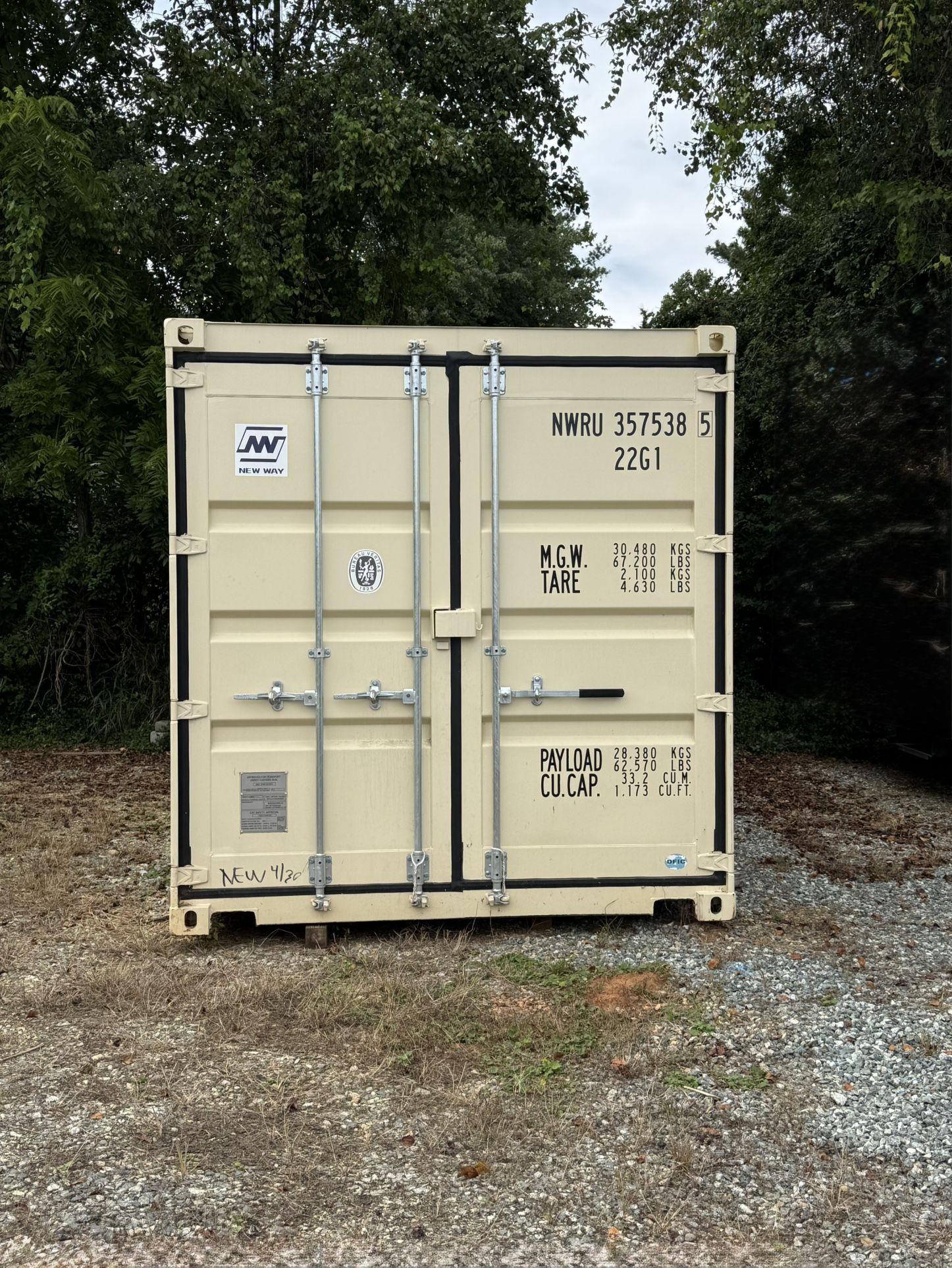 One Trip 20ft Shipping container 
