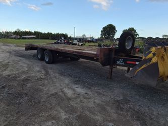 Bumper pull equipment trailer. 20K rated. Last 2 pics show the way it will look after refurbishment Trades welcomed