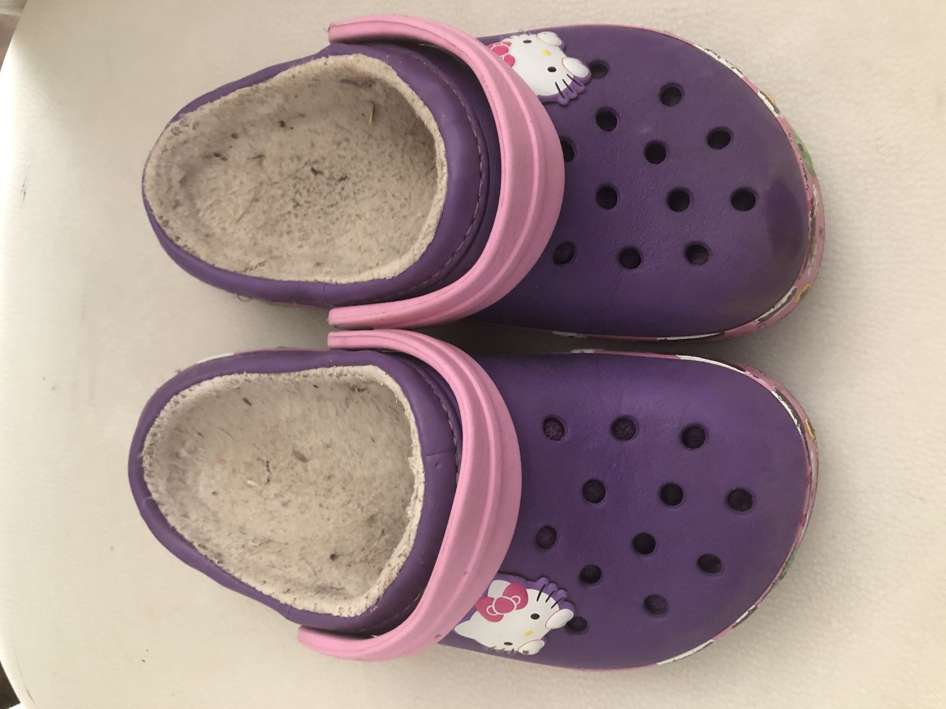 Crocs Hello Kitty kids size 10
