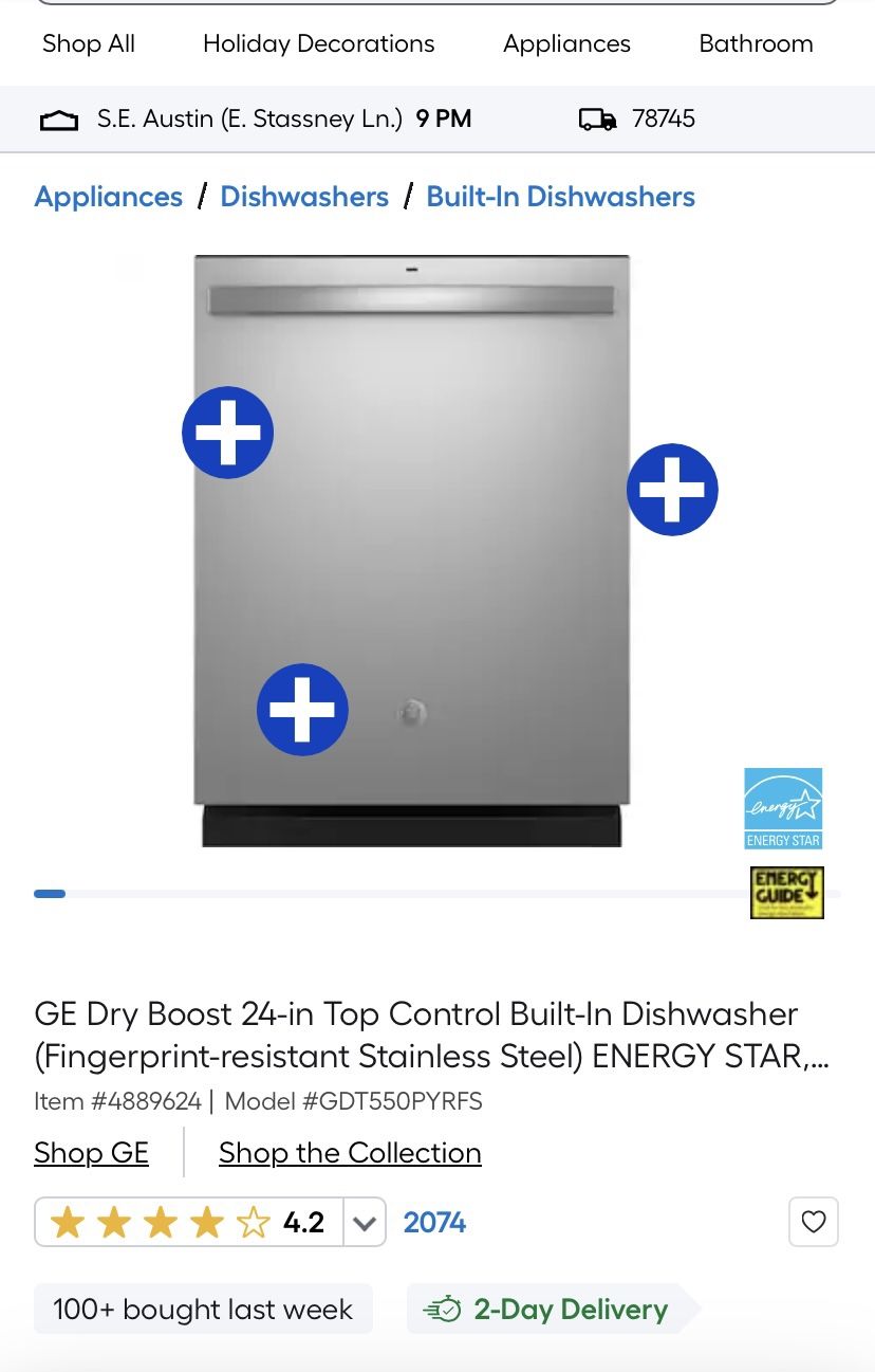 GE Dishwasher Brand New