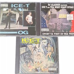 Ice-T 3 CD Lot O.G. $port Ya Vest In Tha West DJ Aladdin Home Invasion Rap