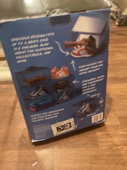 Clear shoe boxes