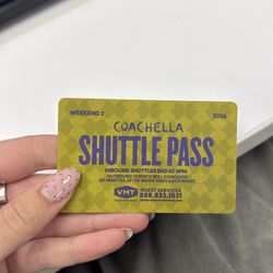 Coachella Weekend 2 Shuttle Pass