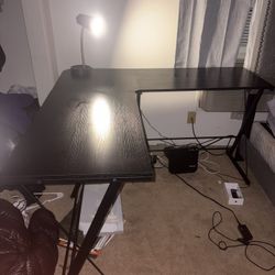 Gaming Desk  Curved Two Desk 