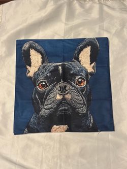 French Bulldog Throw Pillow Cover