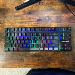 RGB Gaming Wireless Keyboard And Wired Mouse