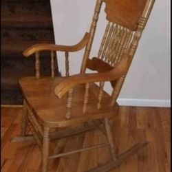 Rocking Chair, Solid Oak