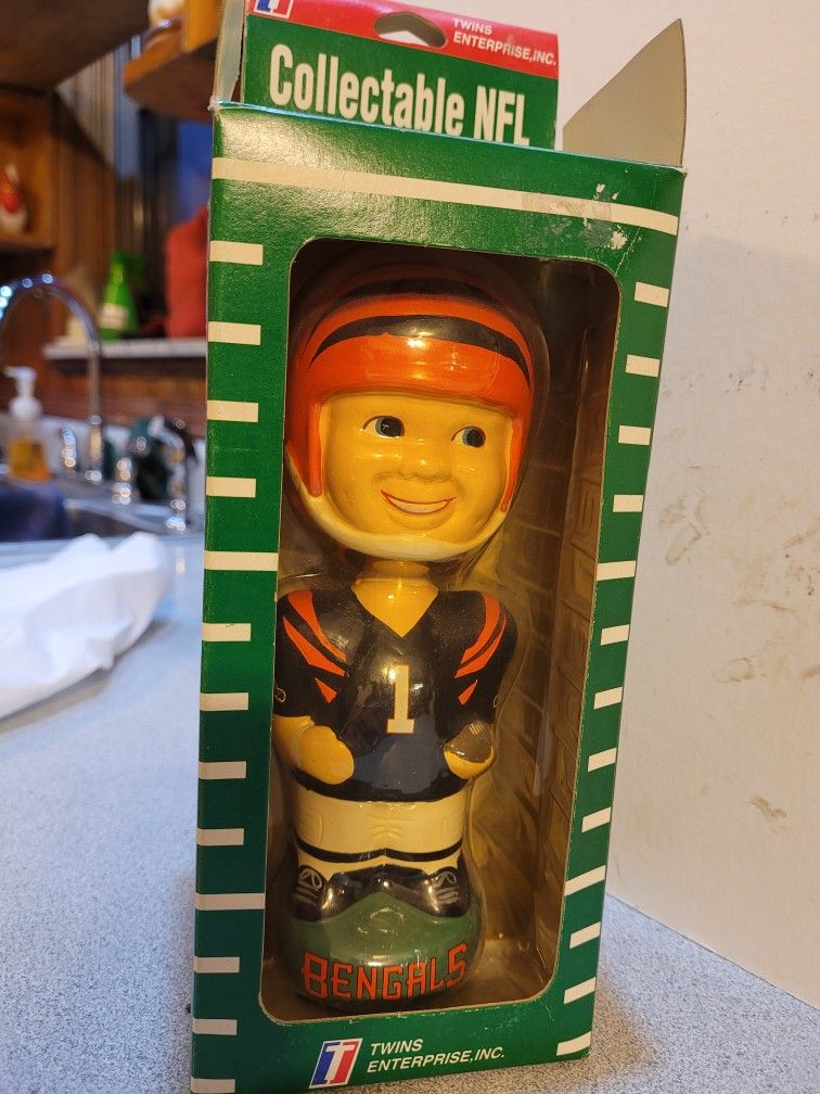 Bengals Vintage Bobbing Head Doll
