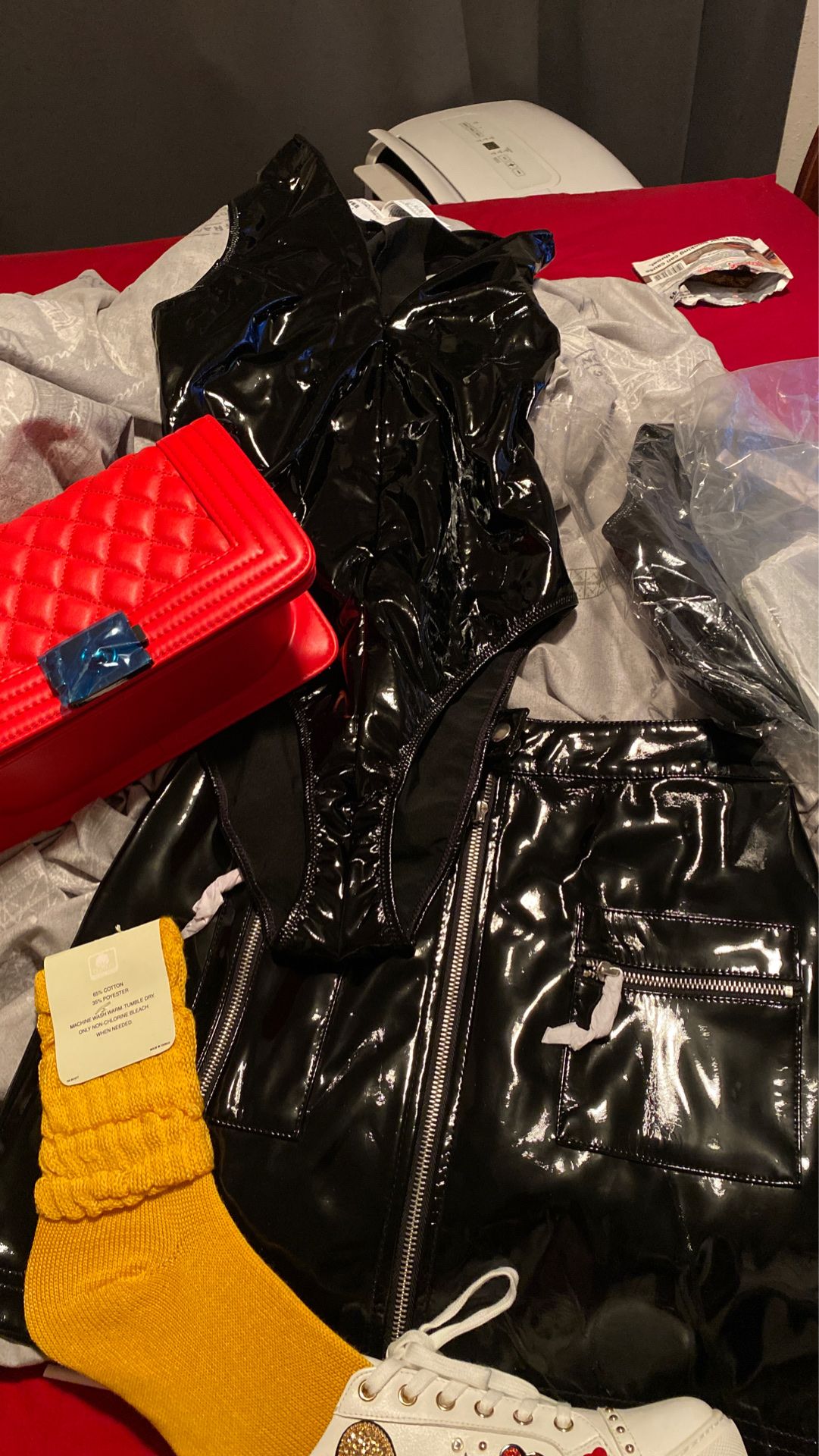 Black outfit set 50$ size small onesie