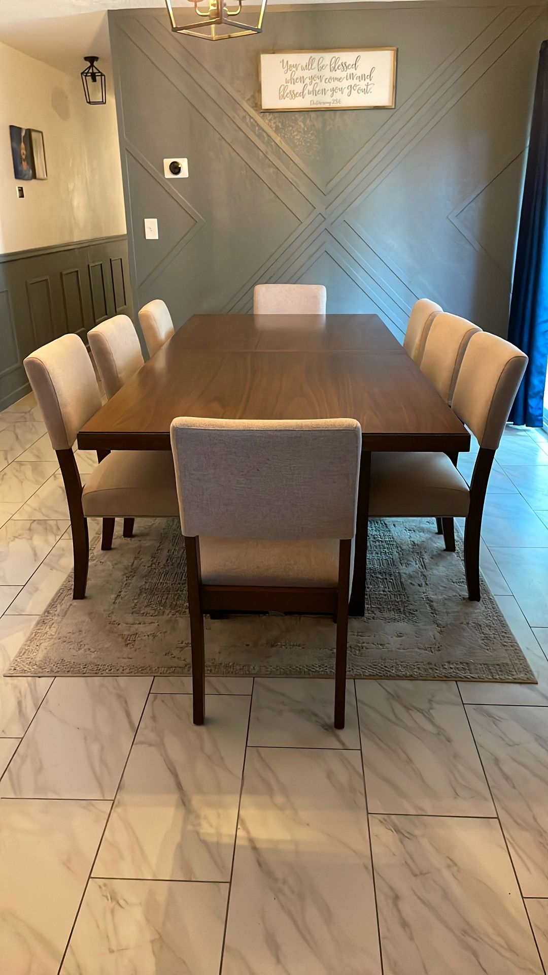 Kitchen Table 8 Chairs From Costco