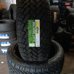 4 New Tires Installed/ Nuevas Llantas Instaladas 285/45/22 TBB AT Tires