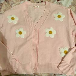Daisy Pink Sweater $10