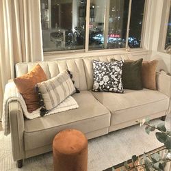 Sofa Bed Futon Velvet