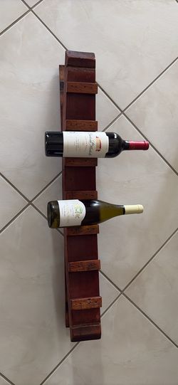 Like new wine table rack, solid wood