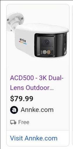2 ANNKE Security Camera Outdoor