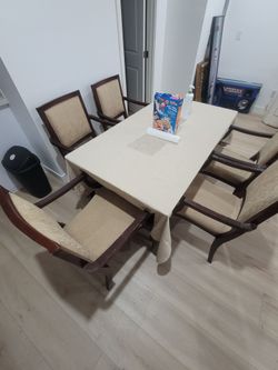 Dinning table and chairs