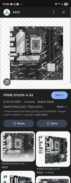 PRIME B760M-A AX Morherboard
