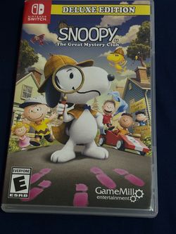 Snoopy and the great mystery club deluxe edition
