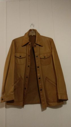 HUC Suede Services LEATHER REVERSANLE SUEDE MEN JACKET BLAZER SIZE 32