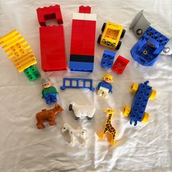 LEGO DUPLO Mixed Vintage Lot with Figures and Animals