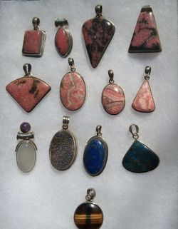 .925 sterling silver pendants