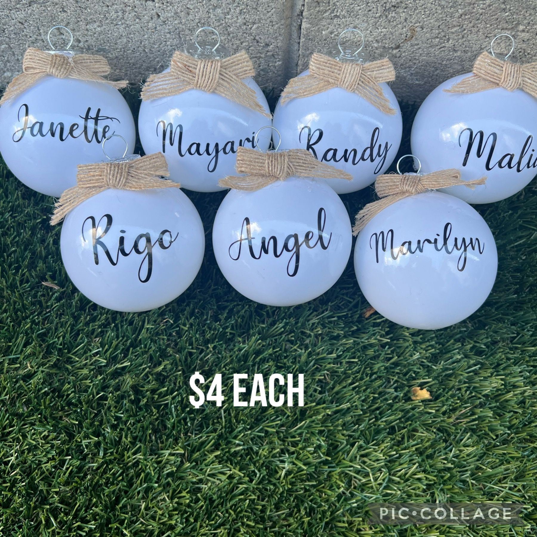 Personalized Ornaments
