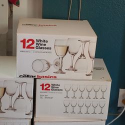 12 wine glasses