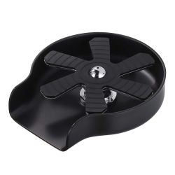 Five in. Metal Glass Rinser for Kitchen Sinks in Matte Black
