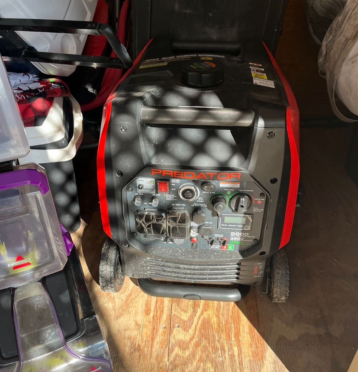 Predator 5000 Watt Inverted Generator Dual Fuel