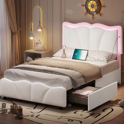 Twin size bed frame with mattress less than six months old Twin size bed frame with mattress less than a year old