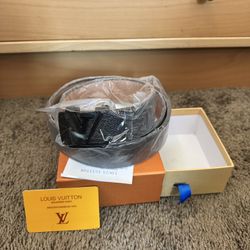 Black Louis Vuitton Belt