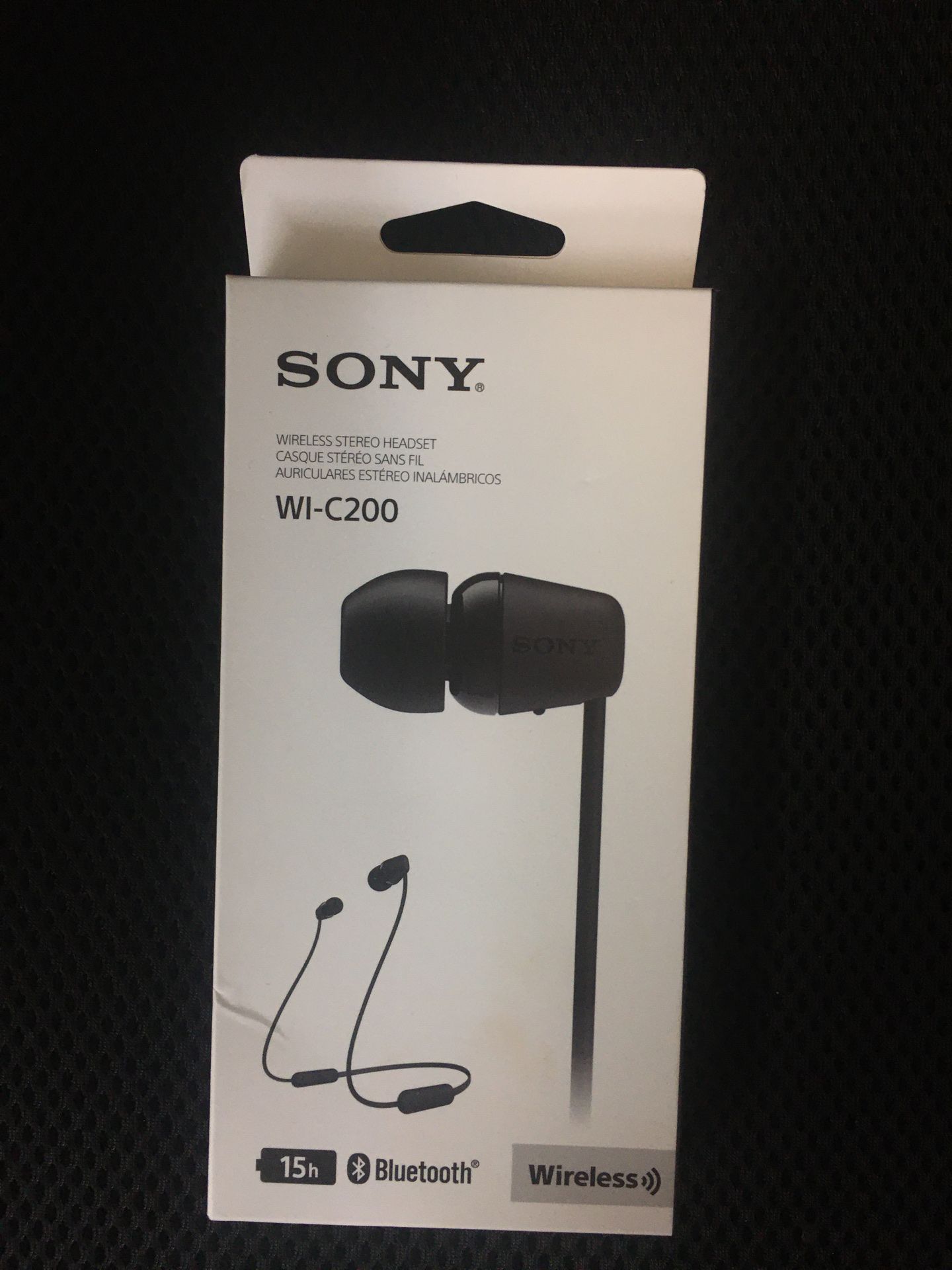 Sony WI-C200 Wireless In-Ear Bluetooth Headset with Mic (White), Earbud at ₹ 1525/piece in New Delhi Sony WI-C200 Wireless In-Ear Bluetooth Headset with Mic (White), Earbud at ₹ 1525/piece in New Delhi