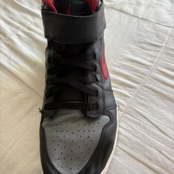 Nike Air Jordan 1 High Black Red Leather