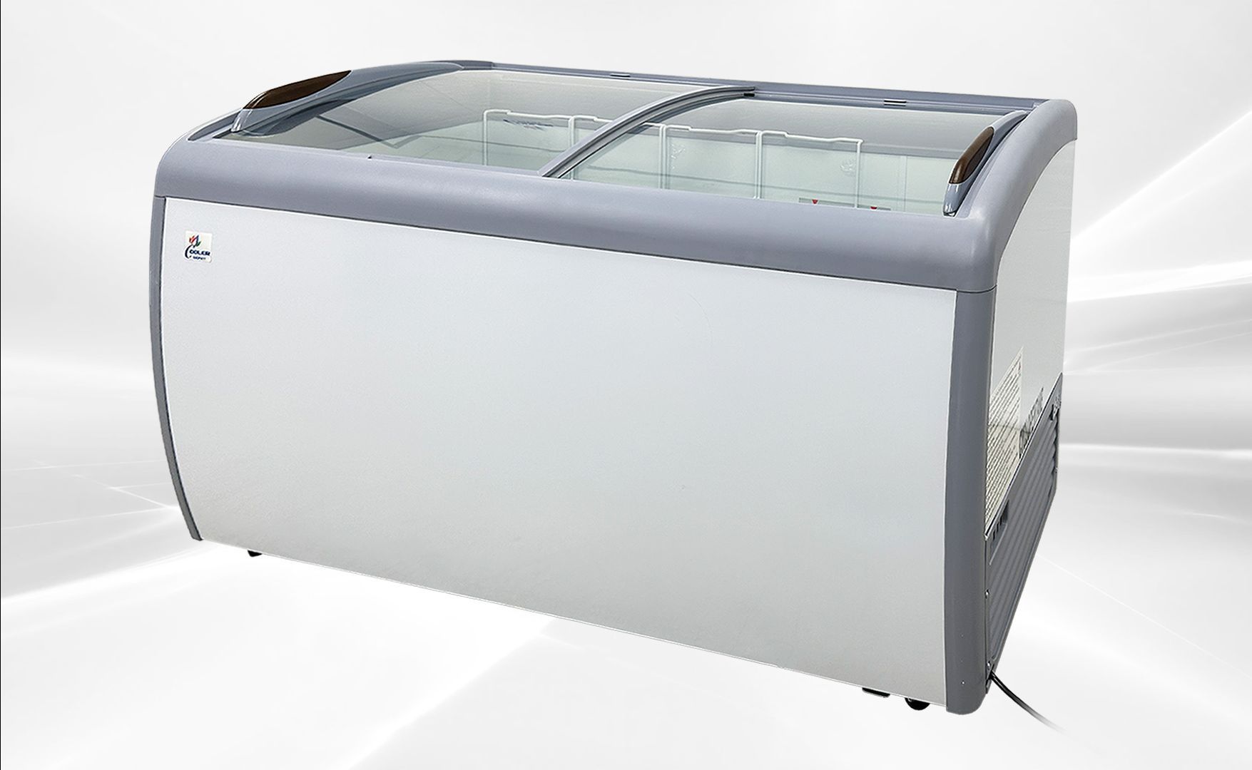 NSF 60 inchs Curved Lid Chest Glass Freezer XS-460YXL