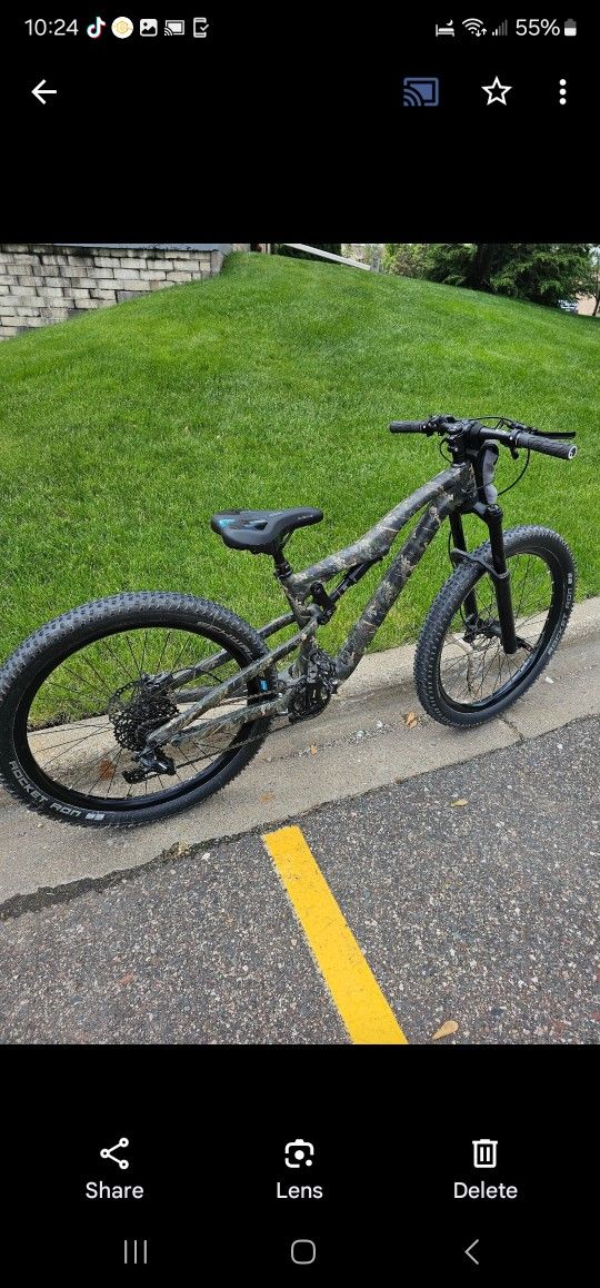 Mountain Bike Carbon Fiber Full Suspension